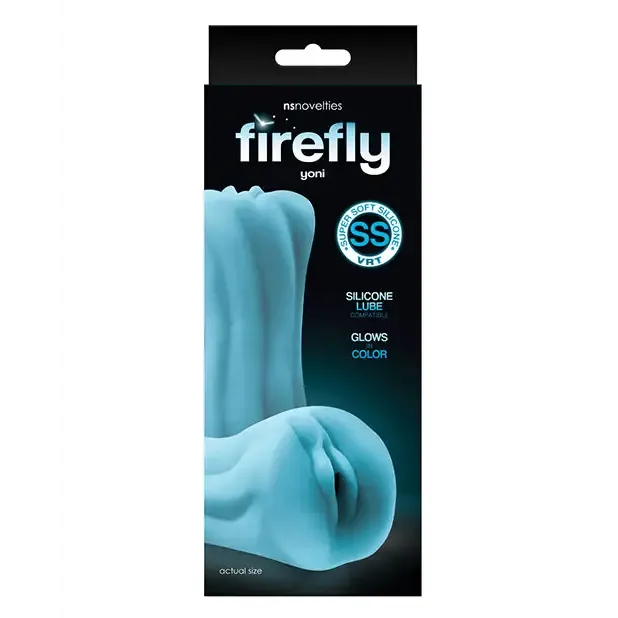 Firefly Yoni Stroker Blue NS Novelties Male Sex Toys