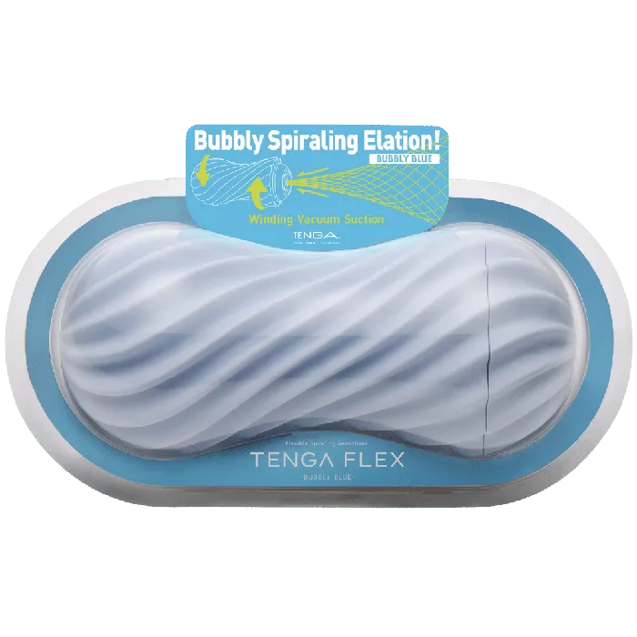 Flex Bubbly Blue TENGA FLEX Vibrators