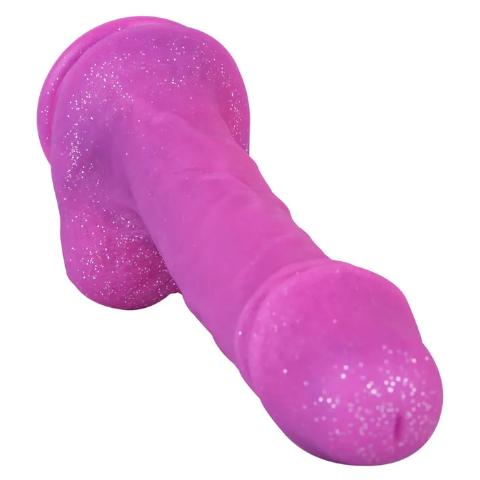 G20 Realistic Flash Purple Liquid Silicone Suction Cup Dildo with Balls 83 Inch Modi Dildos