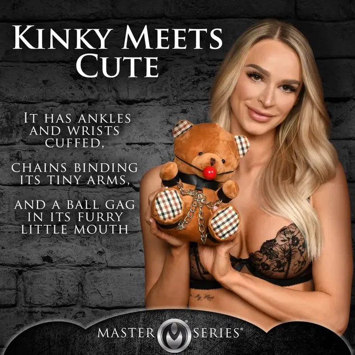 Gagged Bondage Teddy Bear XR Brands Couples
