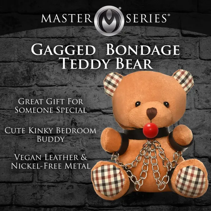 Gagged Bondage Teddy Bear XR Brands Couples