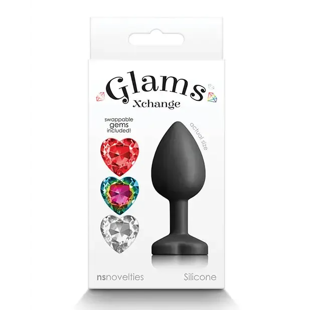 Glams Xchange Heart Anal Plug Medium NS Novelties Male Sex Toys Glams Xchange Heart Anal Plug Medium NS Novelties Male Sex Toys