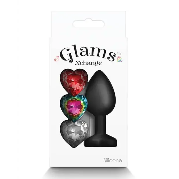 Glams Xchange Heart Anal Plug Medium NS Novelties Male Sex Toys Glams Xchange Heart Anal Plug Medium NS Novelties Male Sex Toys