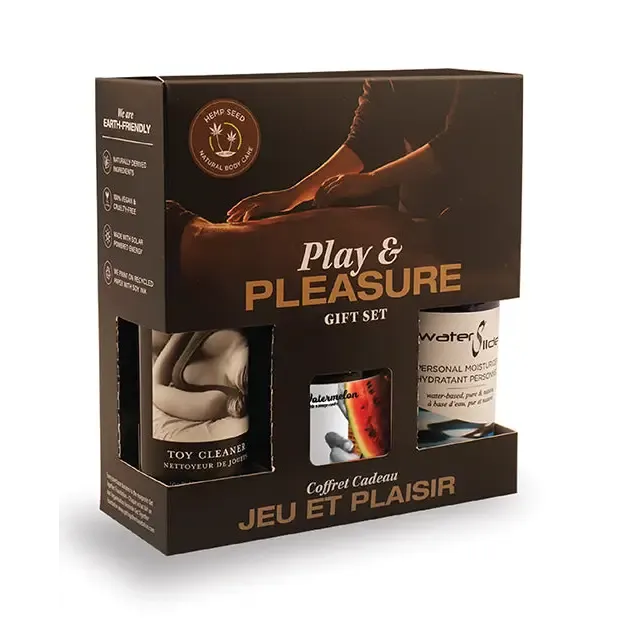 Hemp Seed By Night Play Pleasure Gift Set Earthly Body Couples