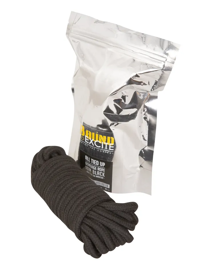 HonourSkintwocom Anal Bound to Excite Bondage Rope Black 10m