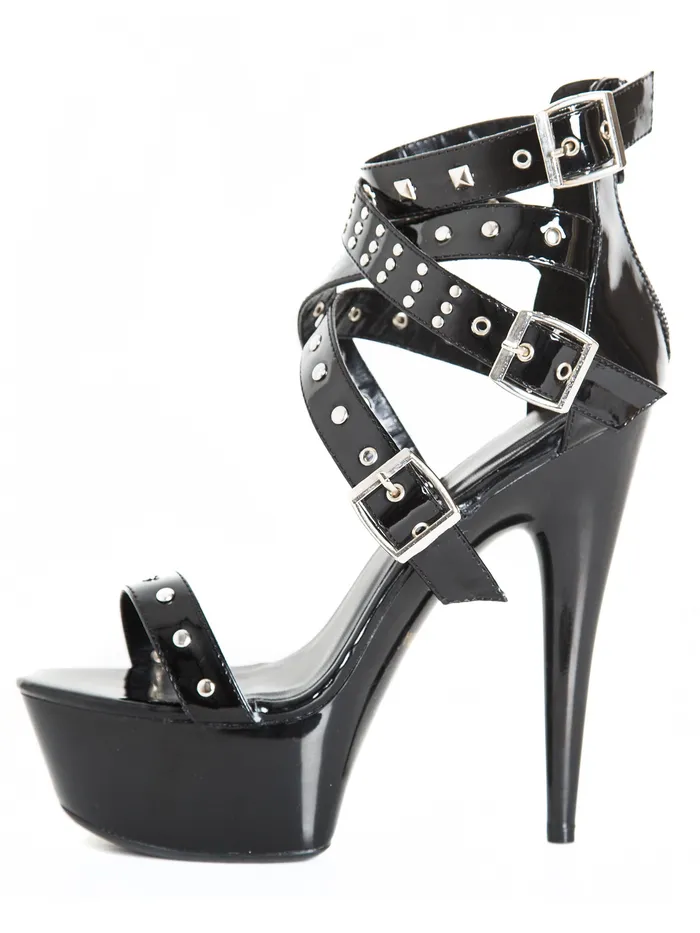 HonourSkintwocom Couples Platform Buckled Bondage Shoe HonourSkintwocom Couples Platform Buckled Bondage Shoe