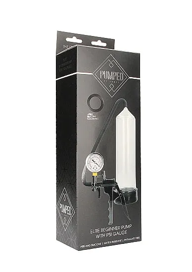 HonourSkintwocom Elite Beginner Pump With PSI Gauge Transparent Male Sex Toys HonourSkintwocom Elite Beginner Pump With PSI Gauge Transparent Male Sex Toys