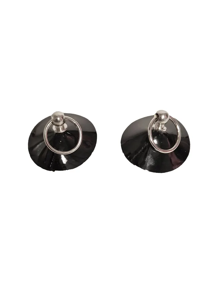 HonourSkintwocom Leather Pasties with Knockers One Size Male Sex Toys HonourSkintwocom Leather Pasties with Knockers One Size Male Sex Toys