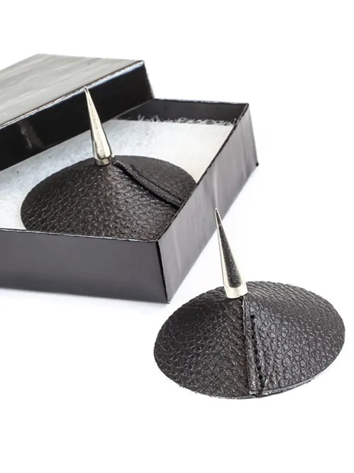 HonourSkintwocom Mens Underwear Leather Pin Spike Pasties One Size
