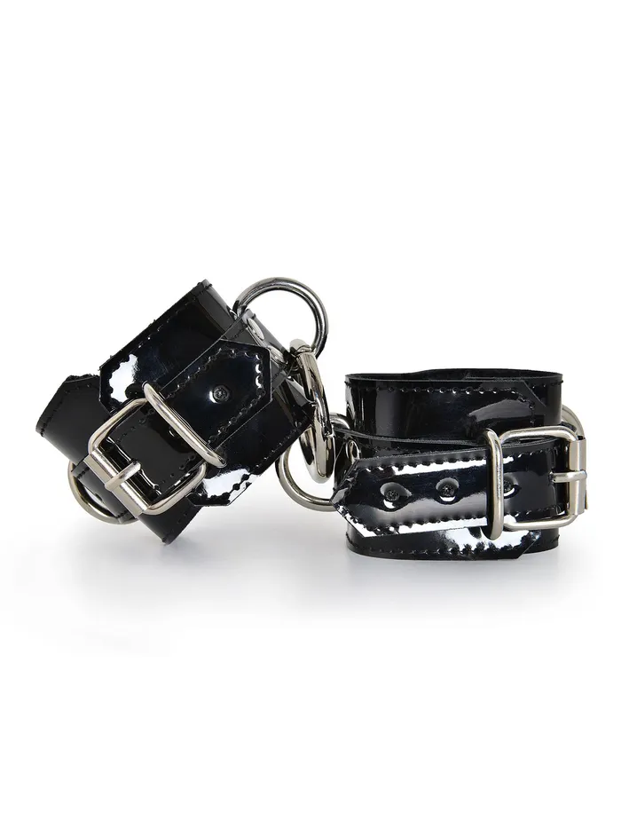 HonourSkintwocom Restraints Patent Leather Wrist Cuffs