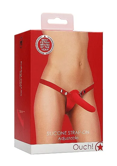HonourSkintwocom Silicone StrapOn Adjustable Red One Size Female Sex Toys HonourSkintwocom Silicone StrapOn Adjustable Red One Size Female Sex Toys