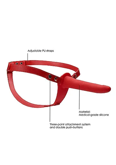 HonourSkintwocom Silicone StrapOn Adjustable Red One Size Female Sex Toys HonourSkintwocom Silicone StrapOn Adjustable Red One Size Female Sex Toys
