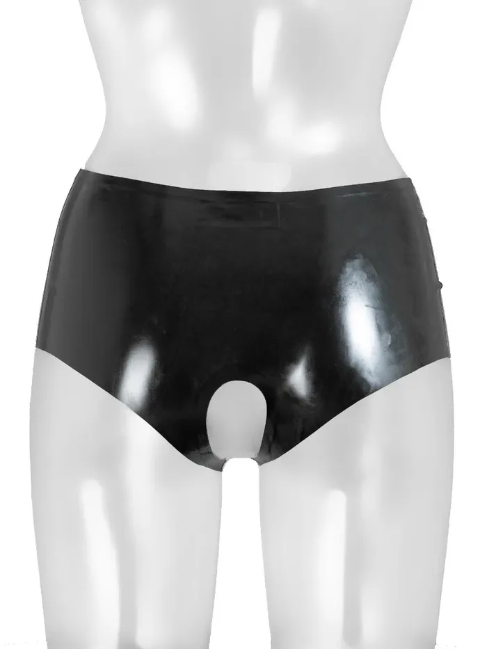 HonourSkintwocom Vibrators Crotchless Latex Hotpants