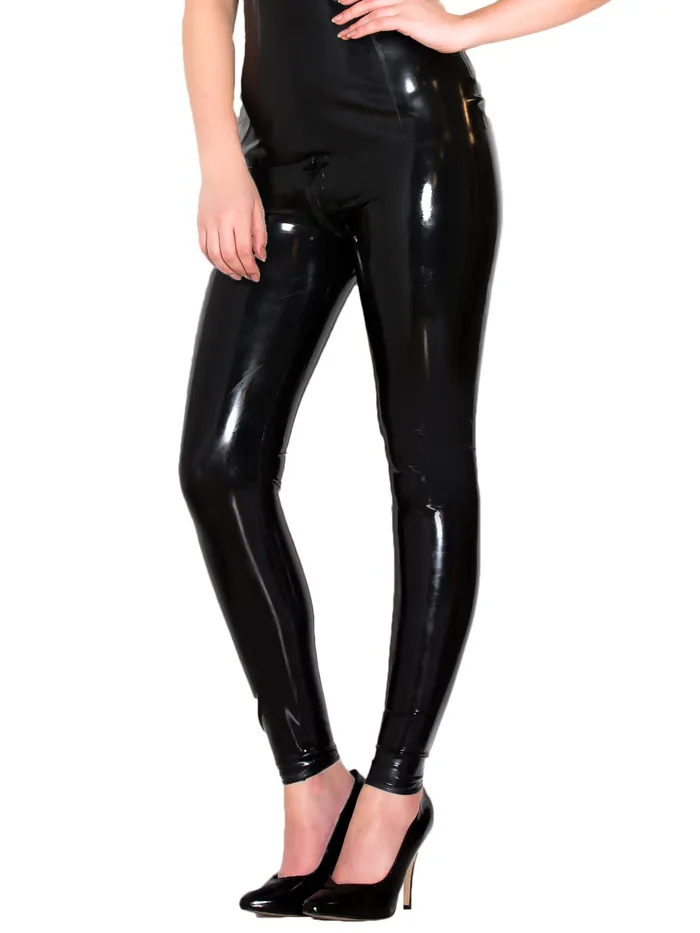 HonourSkintwocom Vibrators Skinny Latex Jeans in Red