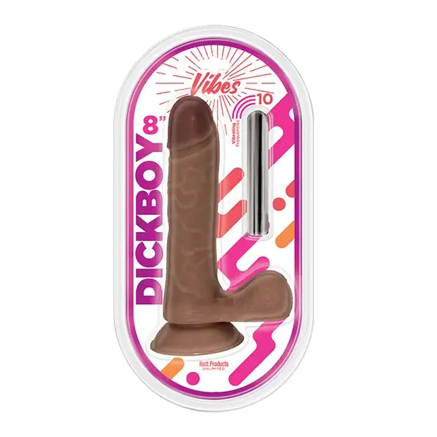 Hott Products Vibrators Dick Boy Chocolate Lovers 8 Vibe Bullet