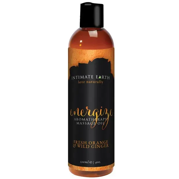 Intimate Earth Intimate Earth Energize Massage Oil 120 ml4 oz Couples