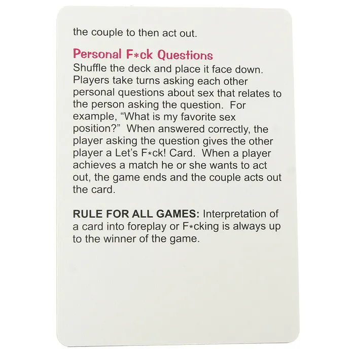 Kheper Games Lets Fk Card Game Games Kheper Games Lets Fk Card Game Games