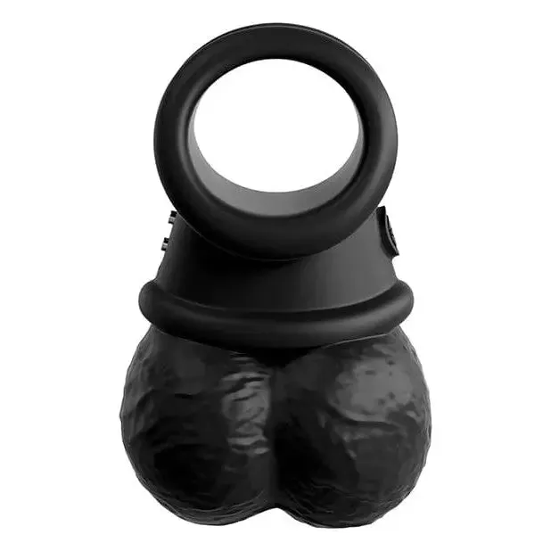 King Cock Elite Dildos King Cock Elite The Crown Jewels Vibrating Swinging Balls Black