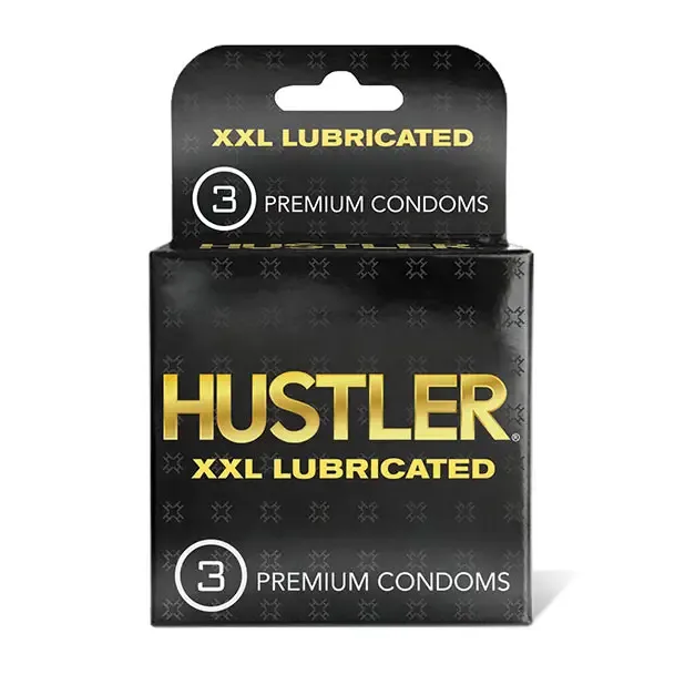 Lbc Products INC Male Sex Toys Hustler XXL Lubricated Premium Condoms Pack of 3 Lbc Products INC Male Sex Toys Hustler XXL Lubricated Premium Condoms Pack of 3