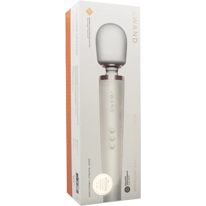 Le Wand Female Sex Toys Le Wand Rechargeable Massager Pearl White