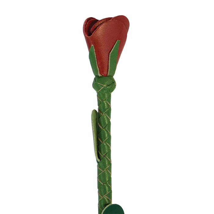 Leather Rose Crop Ruff Doggie Styles Vibrators