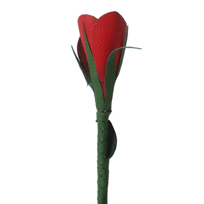 Leather Rose Crop Ruff Doggie Styles Vibrators