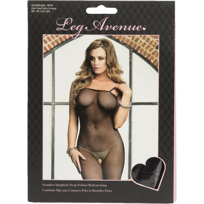 Leg Avenue Bodystockings Playsuits Leg Avenue Leg Avenue Seamless Spaghetti Strap Fishnet Bodystocking OS Leg Avenue Bodystockings Playsuits Leg Avenue Leg Avenue Seamless Spaghetti Strap Fishnet Bodystocking OS
