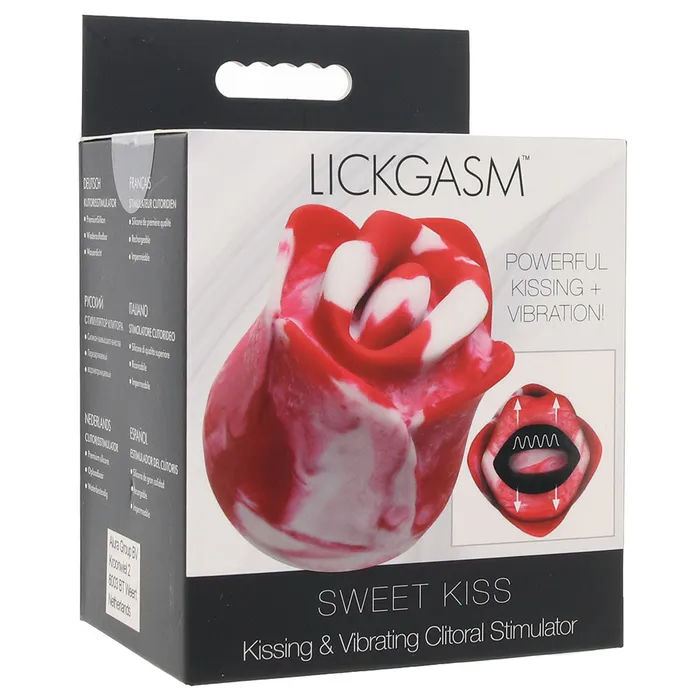 Lickgasm Sweet Kiss Clitoral Vibe in Swirl XR Brands Vibrators