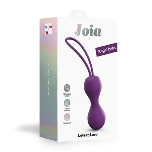 Love to Love Joia Silicone Kegel Balls Purple Rain Love To Love Dildos