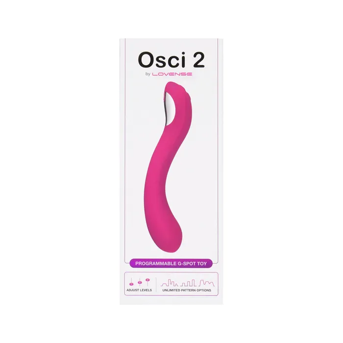 Lovense Lovense Osci 2 Bluetooth GSpot Oscillation Wand Pink Vibrators