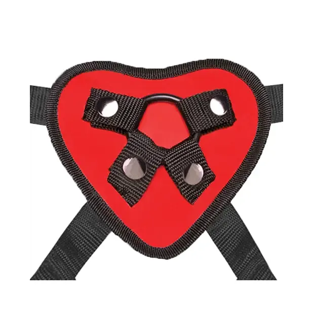 Lux Fetish Female Sex Toys Lux Fetish Red Heart StrapOn Harness 5 in Dildo Set Lux Fetish Female Sex Toys Lux Fetish Red Heart StrapOn Harness 5 in Dildo Set