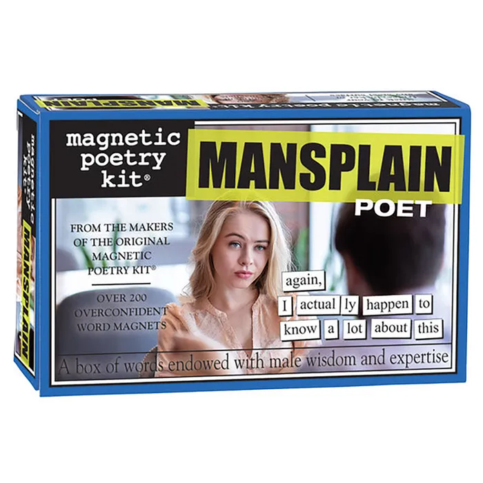 Magnetic Poetry Couples Magnetic Poetry Kit Mansplain Edition
