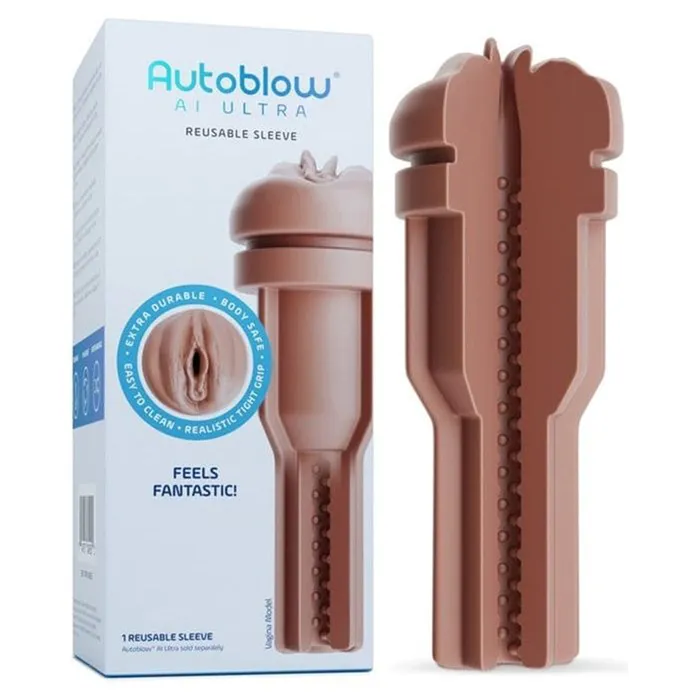Male Sex Toys Autoblow Autoblow AI Ultra Vagina Sleeve Brown