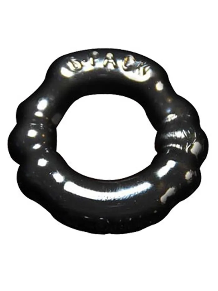 Male Sex Toys HonourSkintwocom Sixpack Stretchy Cock Ring Black