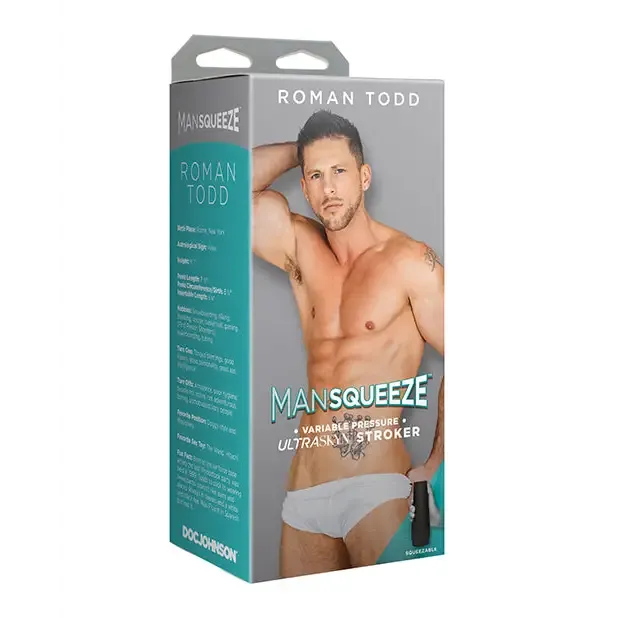 Male Sex Toys Main Squeeze Ultraskyn Ass Stroker Roman Todd Doc Johnson
