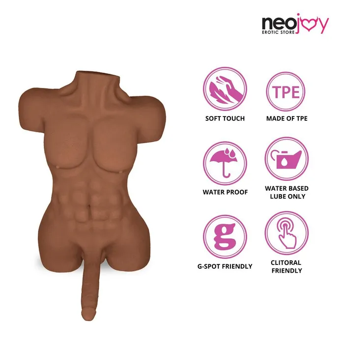 Male Sex Toys Neojoy Neojoy Realistic Dildo Male Torso Sex Doll TPE 118KG