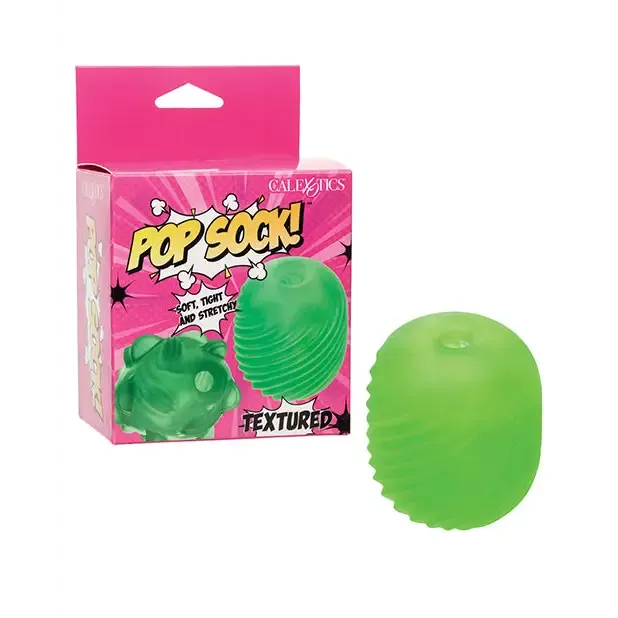 Male Sex Toys Pop Sock Textured Masturbator California Exotic Novelties