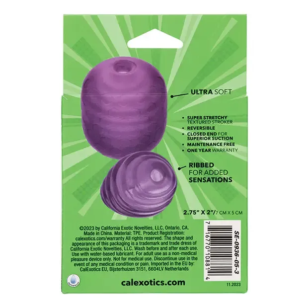 Male Sex Toys Pop Sock Textured Masturbator California Exotic Novelties