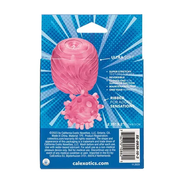 Male Sex Toys Pop Sock Textured Masturbator California Exotic Novelties