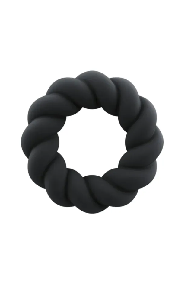 Male Sex Toys RocksOff Twist Silicone Cock Ring