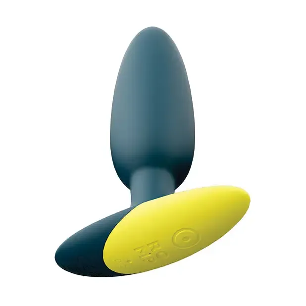 Male Sex Toys ROMP ROMP Bass Green Rechargeable Silicone Vibrating Anal Plug