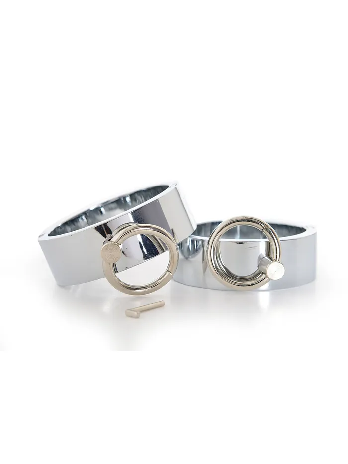 Male Sex Toys Small Deluxe Metal Handcuffs HonourSkintwocom