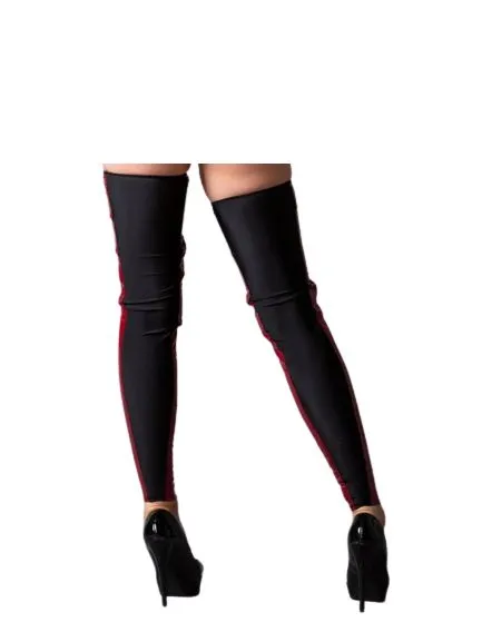 Male Sex Toys Vino Lace up PVC Footless Stockings HonourSkintwocom