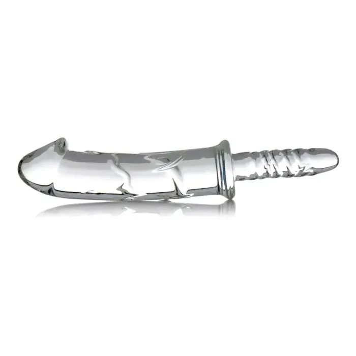 Master Series Dildos Battle Rammer Phallic Glass Thruster Master Series Dildos Battle Rammer Phallic Glass Thruster