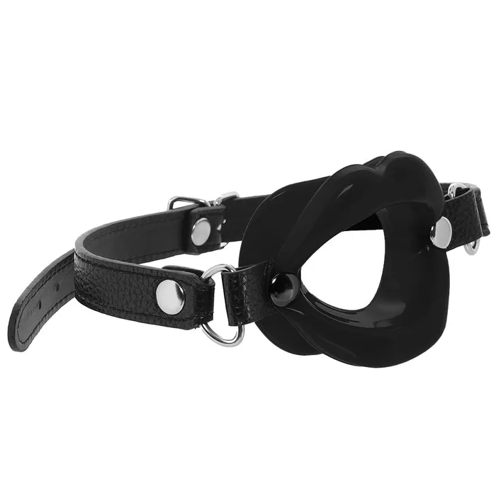 Master Series Juicy Lips Open Mouth Gag in Black XR Brands Anal