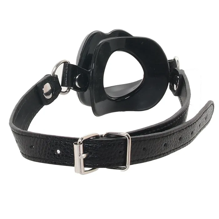 Master Series Juicy Lips Open Mouth Gag in Black XR Brands Anal