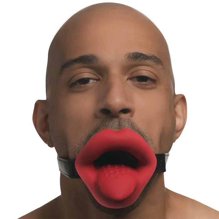 Master Series Vibrating Sissy Mouth Gag XR Brands Male Sex Toys