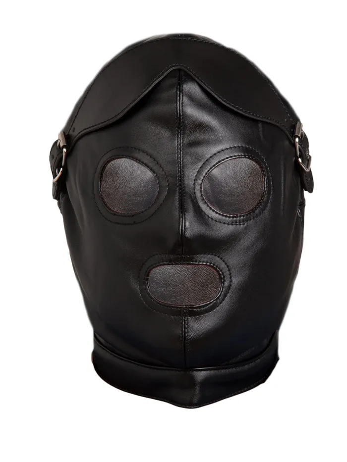 Mens Underwear HonourSkintwocom Leatherette Hood Blindfold Set One Size Mens Underwear HonourSkintwocom Leatherette Hood Blindfold Set One Size