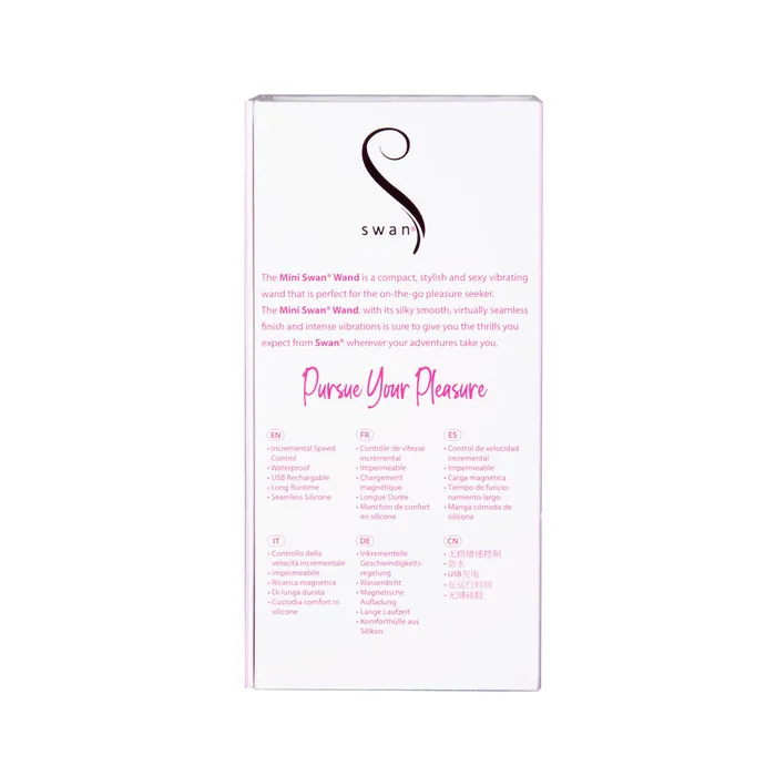 Mini Swan Wand Pink Swan Vibrators