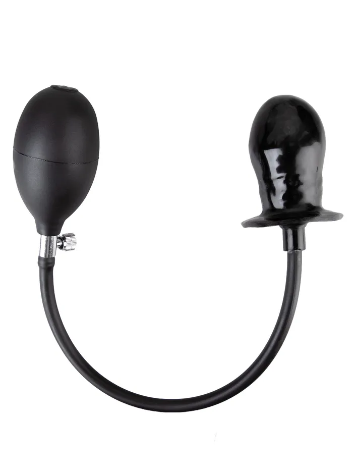 Moulded Rubber PumpUp Butt Plug Small HonourSkintwocom Male Sex Toys